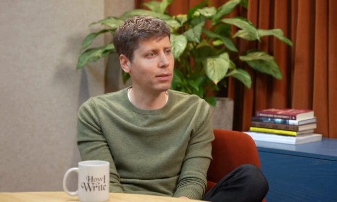 Sam Altman trong một chương trình podcast How I Write. Ảnh: X/OverLap