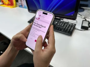 Khảo sát người dùng AI diễn ra đến hết 4/10. Ảnh: Nhật Lệ