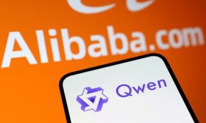 Logo của mô hình Qwen. Ảnh: Reuters